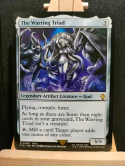 The Warring Triad - Final Fantasy Commander - Rare - NM (see pics) MTG - Image 1