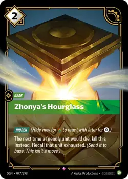 Riftbound TCG | Zhonya's Hourglass | 077/298 | Origins | NM - Image 1
