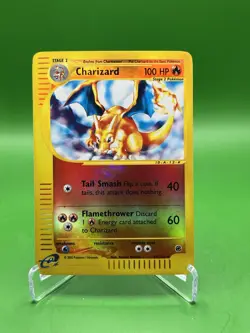 Pokemon TCG Charizard Expedition Base Set Reverse Holo 39/165 NM - Image 1