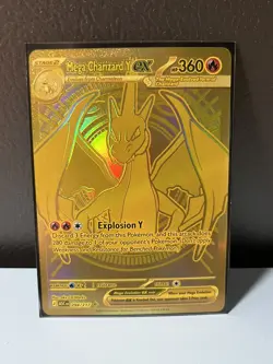 Mega Charizard Y EX 294/217 Gold Hyper Rare Ascended Heroes Pokemon TCG - Fresh! - Image 1