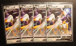 Arceus V 122/172 2022 Pokemon World Championships Brilliant Stars Variant (X4) - Image 1