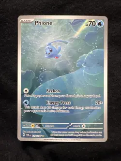 Phione 175/167 Pokemon Scarlet & Violet Twilight Masquerade - Image 1