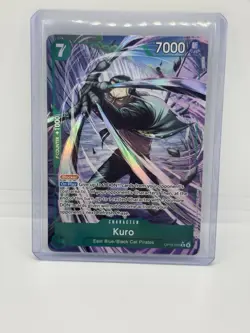 One Piece Kuro OP15-025 Foil Blocker Character Card 7 Cost 7000 Power - Image 1