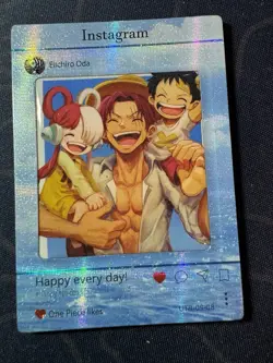 Goddess Story Instagram Series Premium Card Doujin One Piece Uta Luffy - Image 1