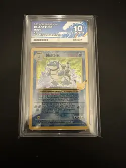 Pokemon TCG Blastoise 25th Celebrations Card ACE 10 Graded 2/102 GEM MINT 💧 - Image 1