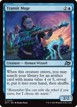 Transit Mage [Aetherdrift] Foil Near Mint - Image 1