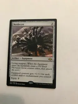 Nettlecyst : MtG NM Modern Horizons 2 ENGLISH #231; living weapon rare - Image 2