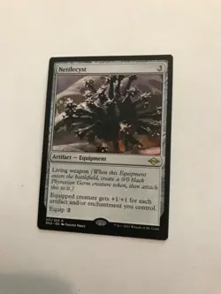 Nettlecyst : MtG NM Modern Horizons 2 ENGLISH #231; living weapon rare - Image 3