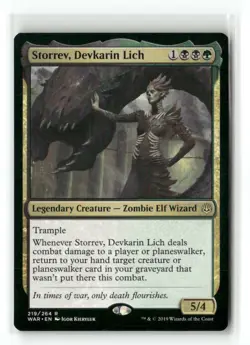 Storrev, Devkarin Lich 219 Rare War of the Spark Magic: The Gathering Near Mint - Image 1
