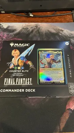 Magic: The Gathering Final Fantasy- Tidus Commander Deck - Counter Blitz Sealed - Image 1