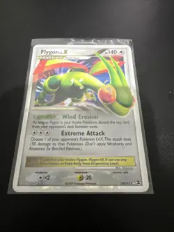 Pokemon Flygon Lv.X 105/111 Rising Rivals Holo - Image 1
