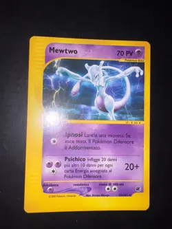 BGS 8,5 Carta Pokemon Mewtwo 56/165 Expedition Unlimited Wizards ITA NearMint - Image 1