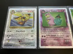 Pokemon Legendary collection Reverse Foil Dark Slowbro 8 Pidgeot 8 /110 LP - Image 2