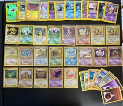 Pokemon Fossil Jungle Articuno 2 Gengar Holo Lotto set base 1 edizione jolteon - Image 1