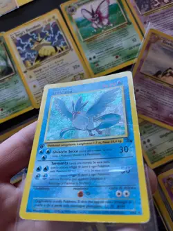 Pokemon Fossil Jungle Articuno 2 Gengar Holo Lotto set base 1 edizione jolteon - Image 3