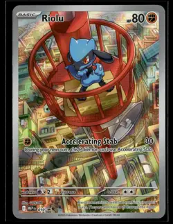 Riolu 010 Mega Evolutions Illustration Rare Promo Pokemon - Image 1