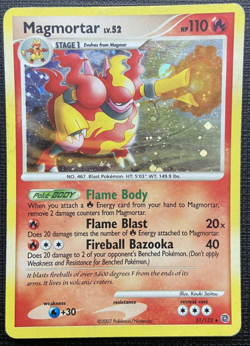 Magmortar 31/132 DIamond & Pearl Holo Rare MP Pokemon 2007 - Image 1