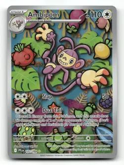 Ambipom 107/094 - Phantasmal Flames - Pokemon Card NM/M - Image 1