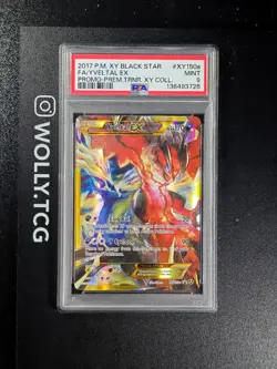 PSA 9 YVELTAL #XY150a FA Premium Trainer Collection 2017 Pokemon Card Holo MINT - Image 1