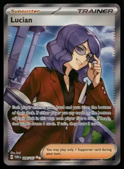 Lucian 208/167 Twilight Masquerade TWM Ultra Rare Pokemon NM - Image 1