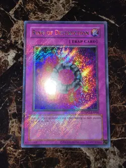 Yugioh Retro Pack 2 Ring of Destruction RP02-EN066 Secret Foil Bleed NM/MINT! - Image 1