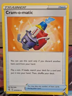 CRAM-O-MATIC 229/264 UNCOMMON FUSION STRIKE POKEMON MP - Image 1