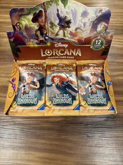 Disney Lorcana TCG Wilds Unknown English 24x New Sealed Booster Packs - Image 1