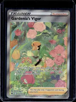 Gardenia's Vigor GG61/GG70 Crown Zenith Full Art Pokemon Card - Image 1