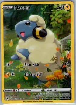 Mareep GG34/GG70 Crown Zenith: Galarian Gallery - Pokemon Card - NM - Image 1