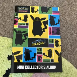 Pokemon Detective Pikachu Mini Collectors Album Book Promo No Tcg Cards - Image 1