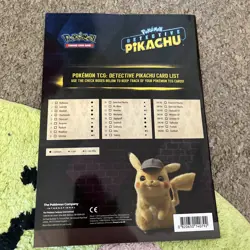 Pokemon Detective Pikachu Mini Collectors Album Book Promo No Tcg Cards - Image 2