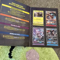 Pokemon Detective Pikachu Mini Collectors Album Book Promo No Tcg Cards - Image 3