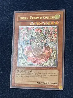 Tytannial Process Of Camellias Grey Misprint Yugioh Csoc Ultimate Rare 1st Ed - Image 2