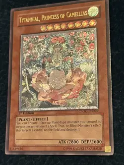 Tytannial Process Of Camellias Grey Misprint Yugioh Csoc Ultimate Rare 1st Ed - Image 4