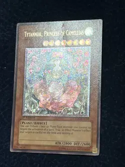 Tytannial Process Of Camellias Grey Misprint Yugioh Csoc Ultimate Rare 1st Ed - Image 5