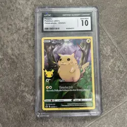 CGC 10 Pokemon Pikachu 005/025 Celebrations Full Art - Image 1