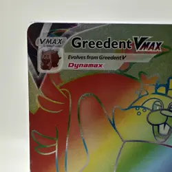 Greedent VMAX 272/264 Rainbow - Fusion Strike - Pokemon TCG, NM - Image 2