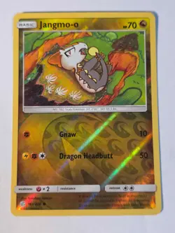 Jangmo-o 161/236 Common Cosmic Eclipse Pokemon REVERSE HOLO NM - Image 1