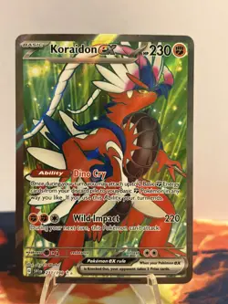 Pokemon TCG Koraidon EX 231/198 Scarlet & Violet Base Set Ultra Rare Full Art - Image 1