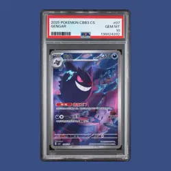 Pokemon TCG Gengar CBB3 CS #07 Pokemon PSA 10 - Image 2