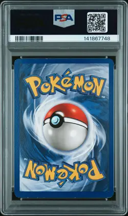 1999 POKEMON BASE SET UNLIMITED #13 POLIWRATH-HOLO PSA 7 - Image 2
