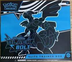 Pokemon Scarlet & Violet Black Bolt Elite Trainer Box Promo Booster 2024 - Image 1