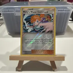 Pokemon - Misty's Water Command 63/68 Hidden Fates Reverse Holo (2019) - Image 1