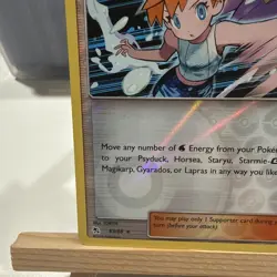 Pokemon - Misty's Water Command 63/68 Hidden Fates Reverse Holo (2019) - Image 5