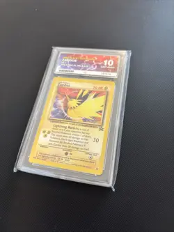 Pokemon TCG Ace 10 Gem Mint Black Star Promo Movie Release #23 Zapdos - Image 3