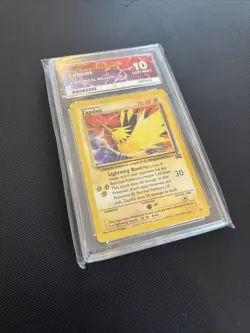 Pokemon TCG Ace 10 Gem Mint Black Star Promo Movie Release #23 Zapdos - Image 4