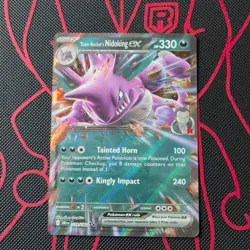 Pokemon TCG Team Rocket's Nidoking EX Destined Rivals 119/182 NM/Mint Condition - Image 1
