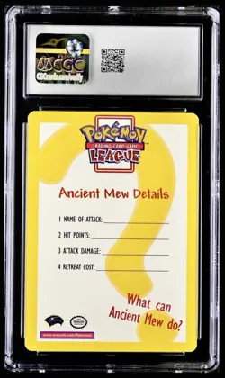 Pokemon League The Movie 2000 WOTC Promo Ancient Mew Insert CGC 10 Gem Mint ✨✨ - Image 2