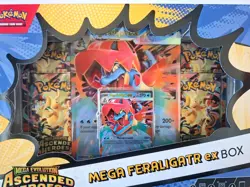 Pokemon TCG: Ascended Heroes Mega Feraligatr EX Box [Sealed] - Image 3