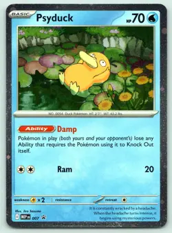 Psyduck 007 Holo Promo ME: Mega Evolution Promo Pokemon 2025 NM - Image 1